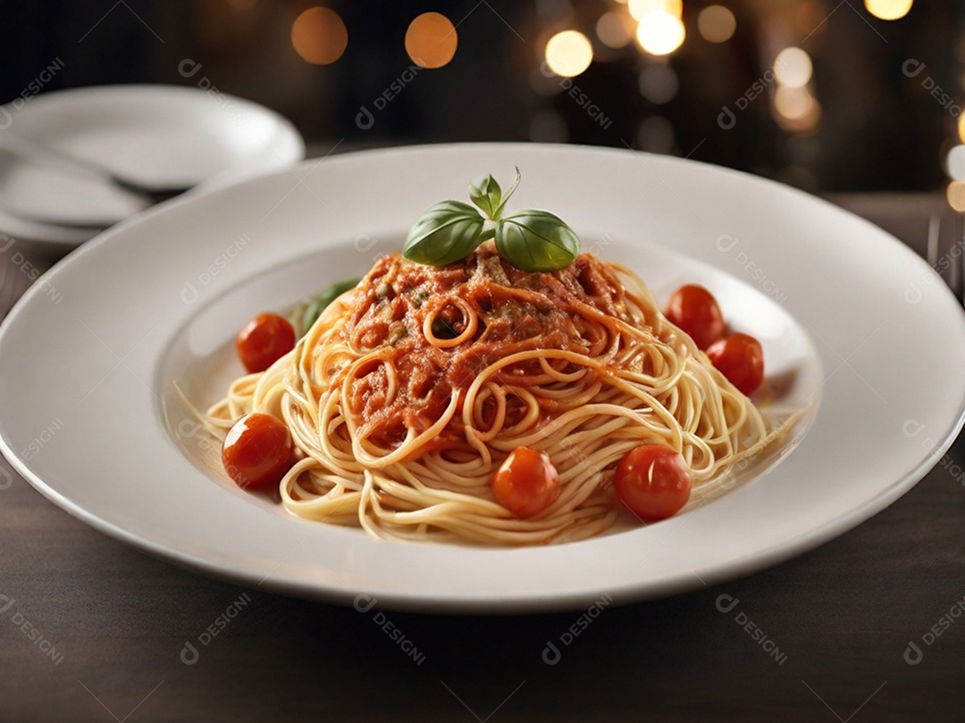 Macarrão com molho de tomate