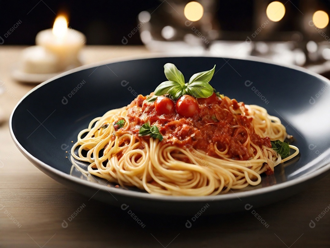 Macarrão com molho de tomate