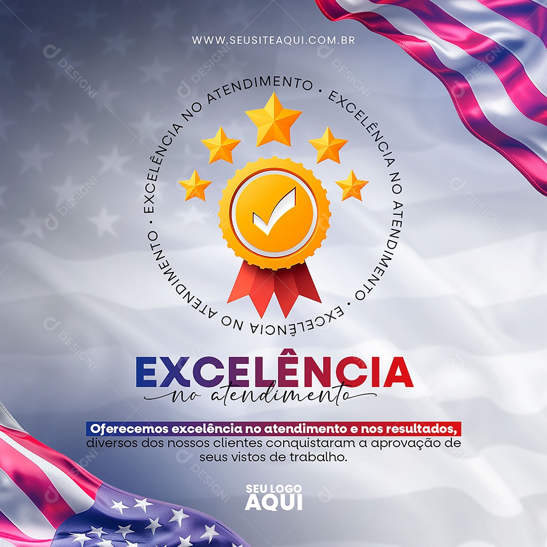 Visa Social Media PSD Editável