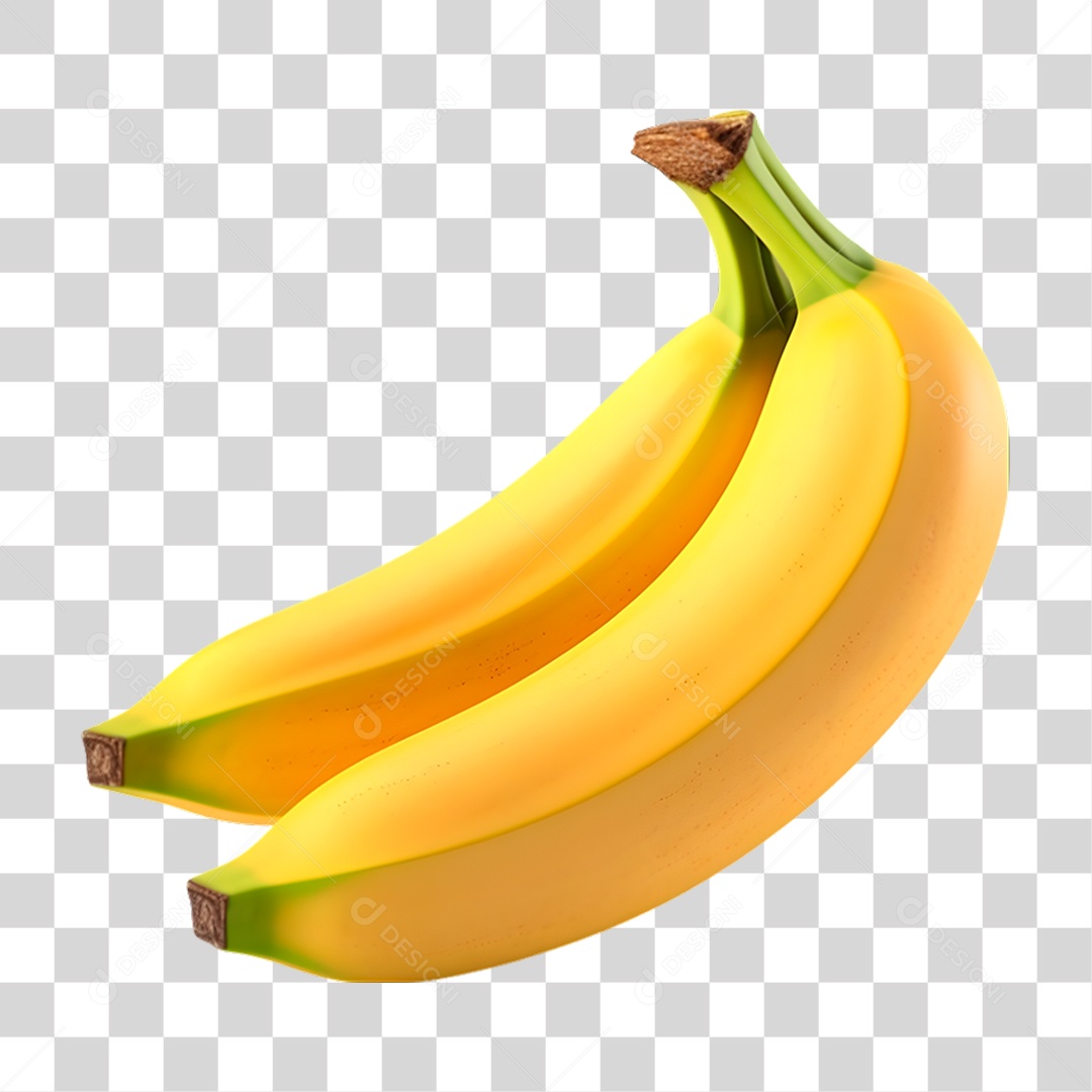 Fruta Banana PNG Transparente