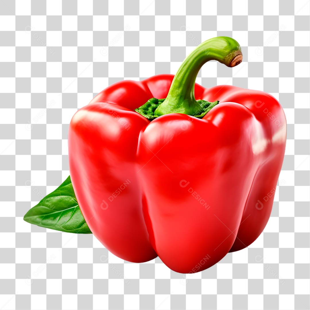 Pimentão Vermelho PNG Transparente