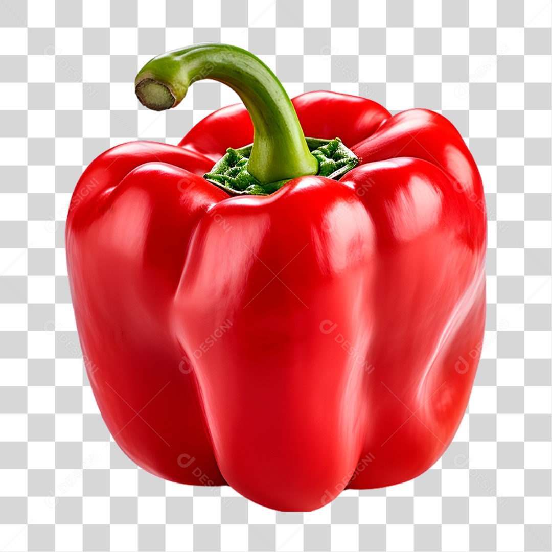 Pimentão Vermelho PNG Transparente