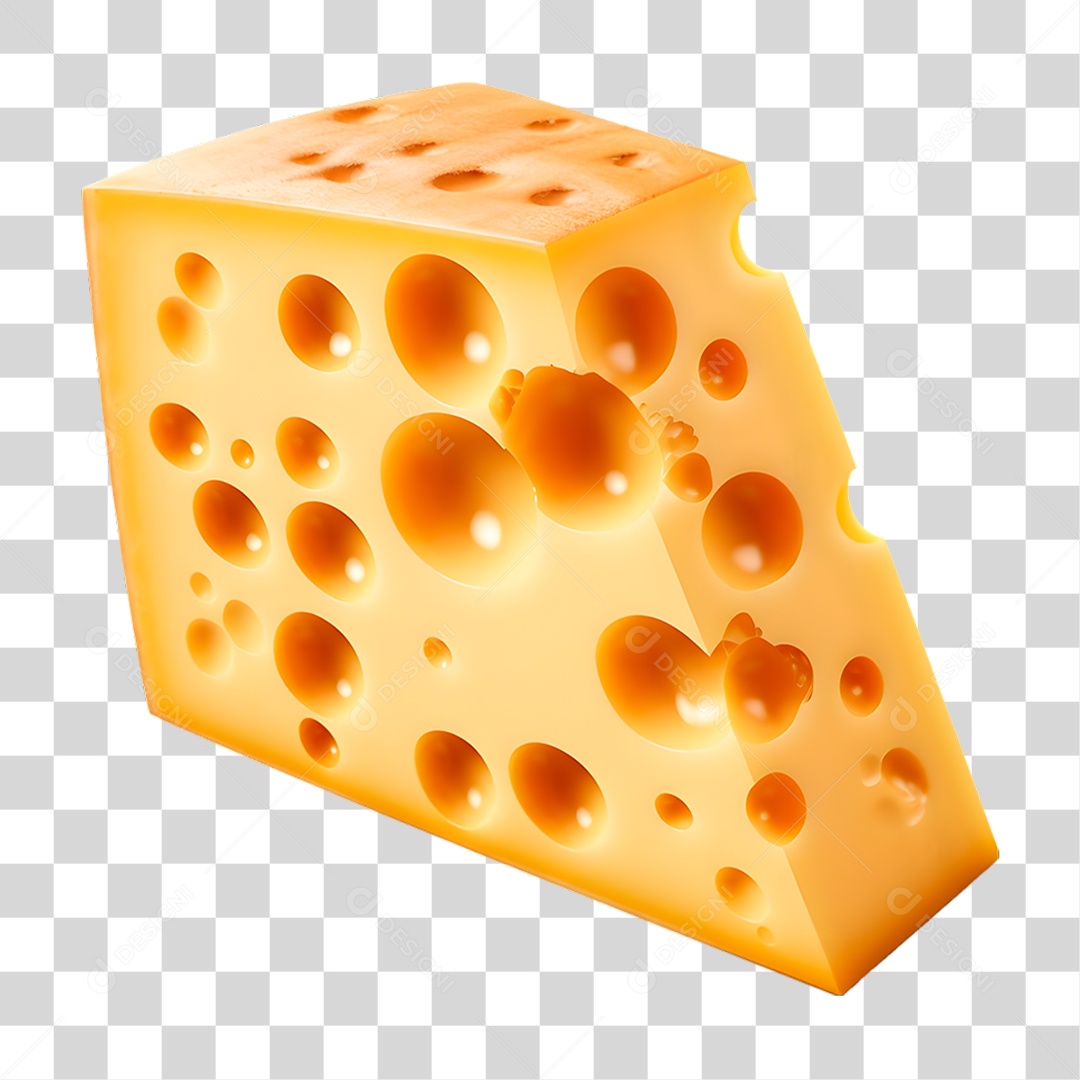 Fatia de Queijo PNG Transparente