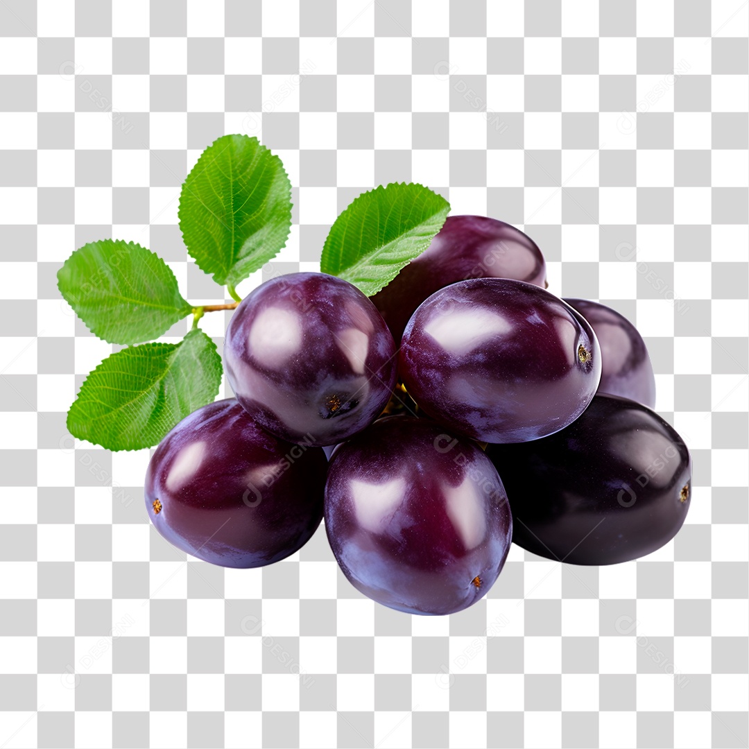 Cacho de Uvas PNG Transparente