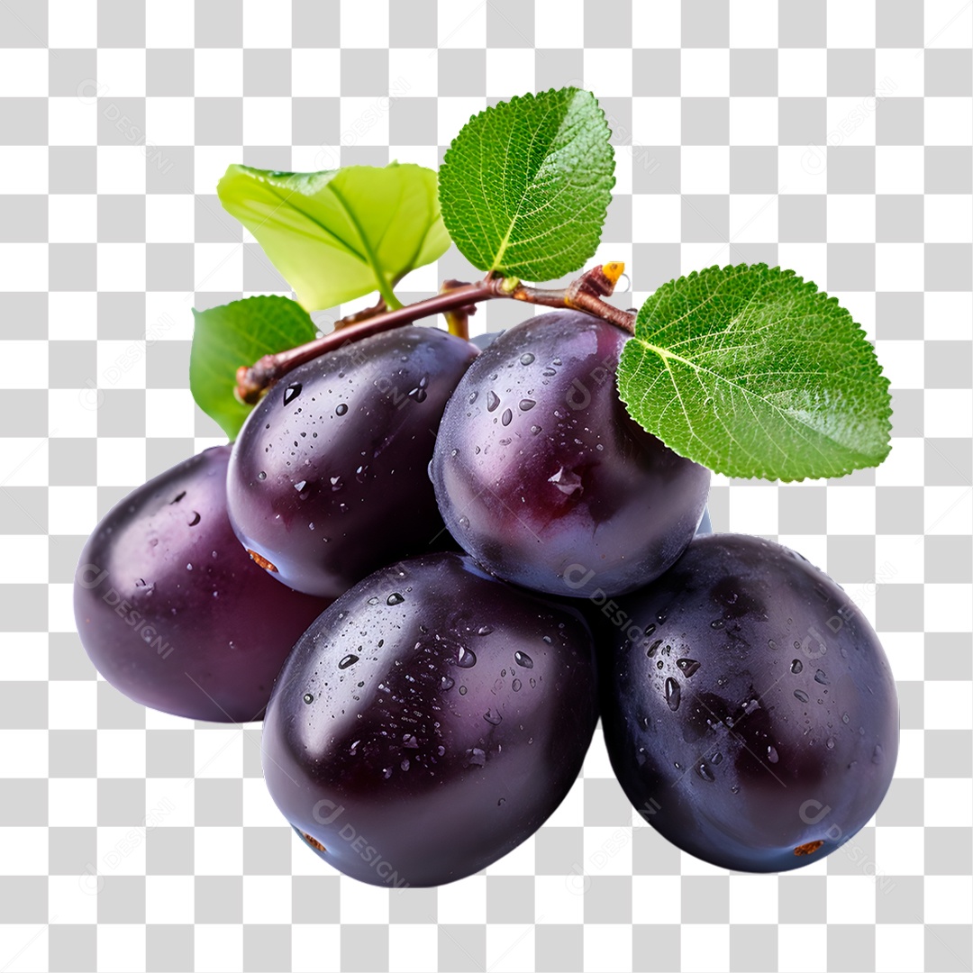 Cacho de Uvas PNG Transparente