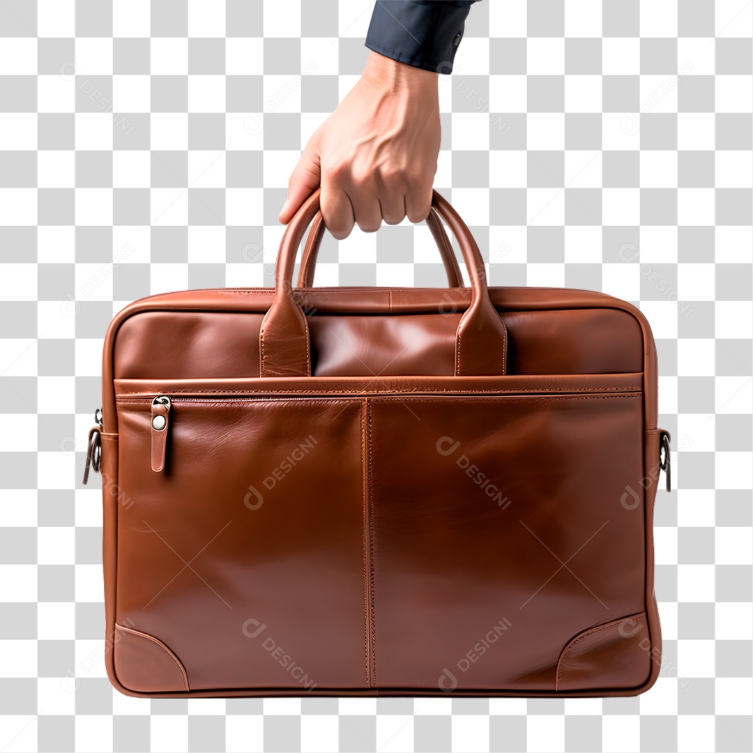 Mão Segurando Bolsa PNG Transparente