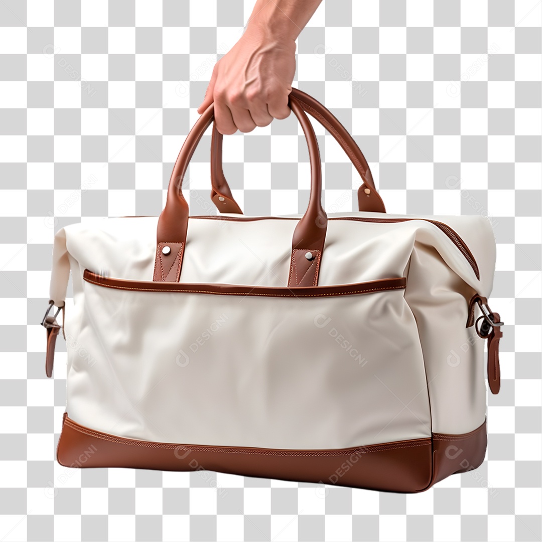 Mão Segurando Bolsa PNG Transparente