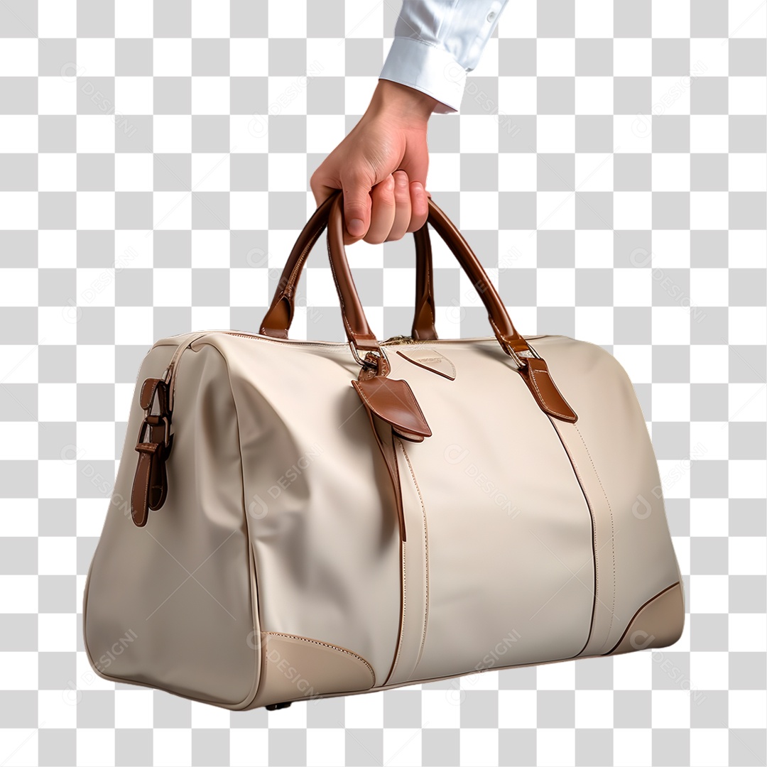 Mão Segurando Bolsa PNG Transparente