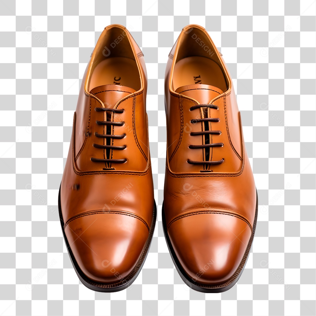 Bota de Couro PNG Transparente