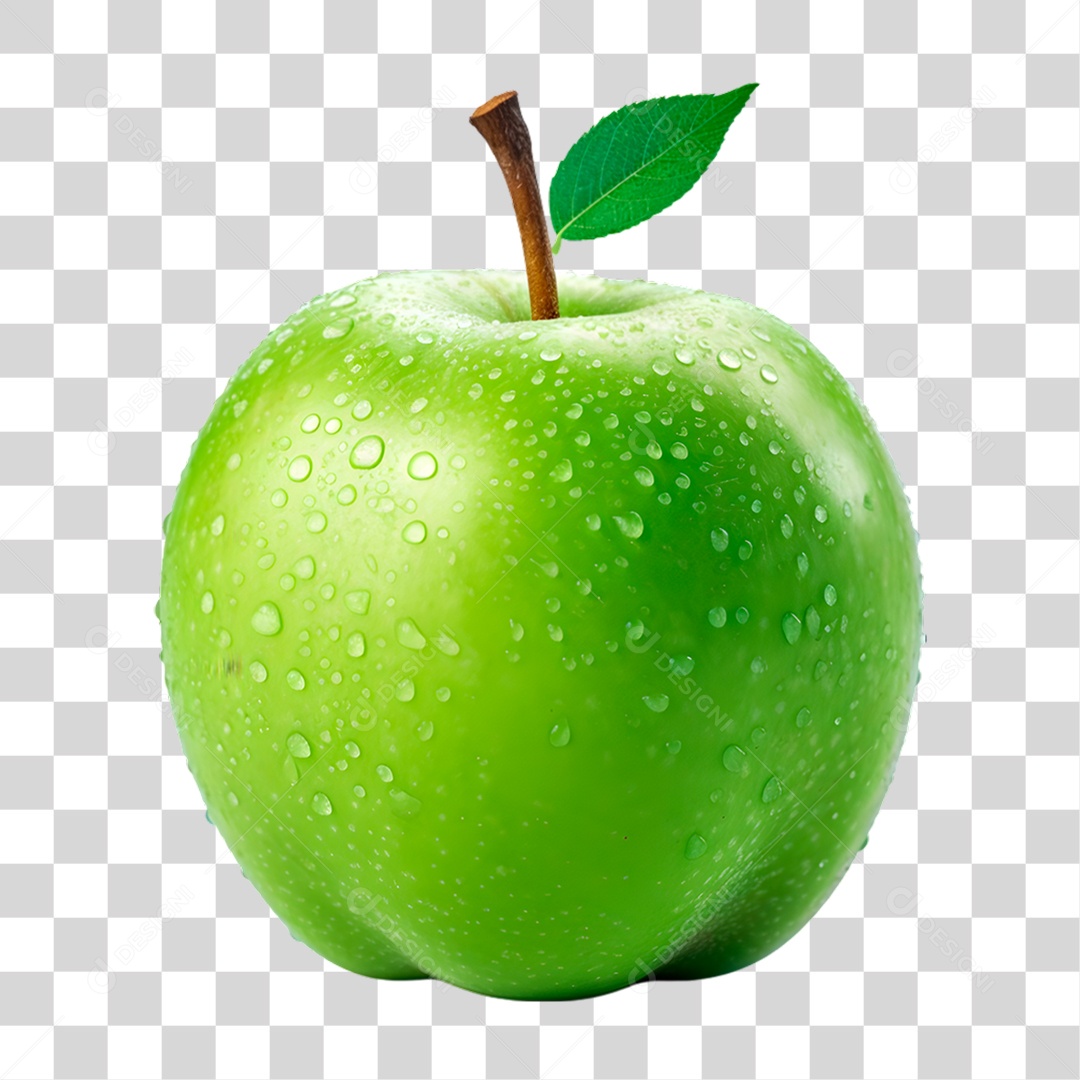 Maçã Verde PNG Transparente