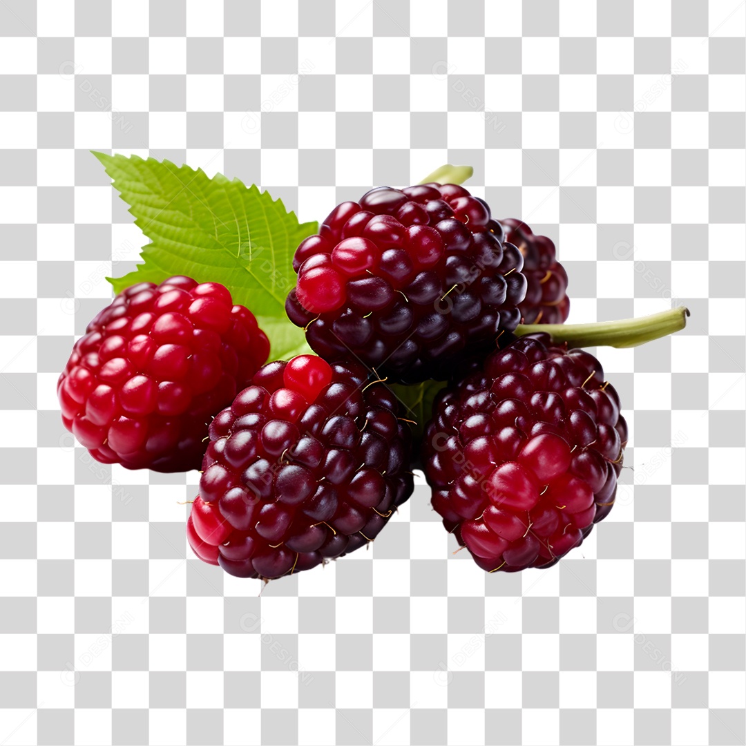 Fruta Amora PNG Transparente