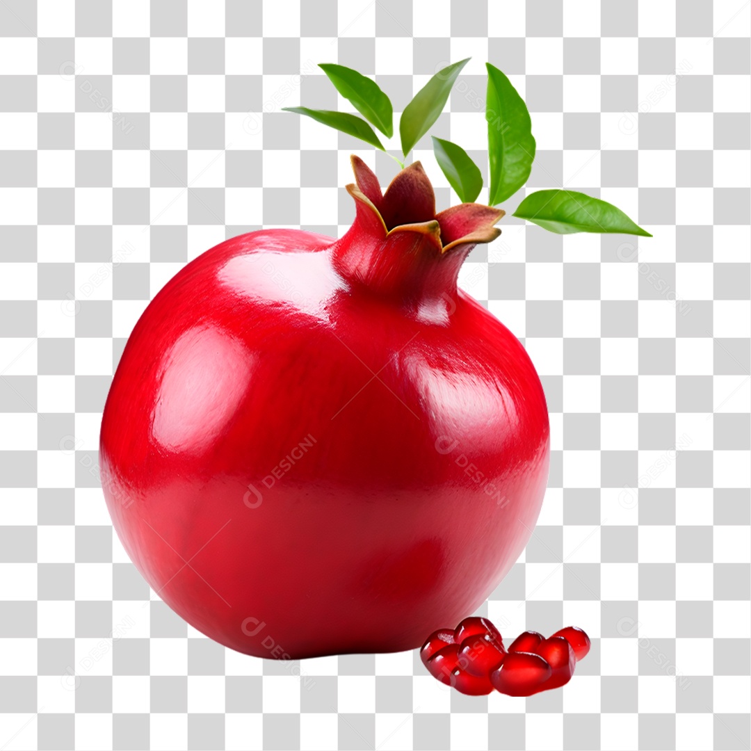 Fruta Romã PNG Transparente