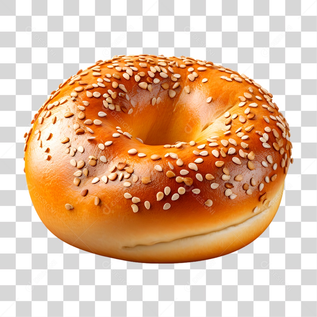 Bagel Rosquinha PNG Transparente