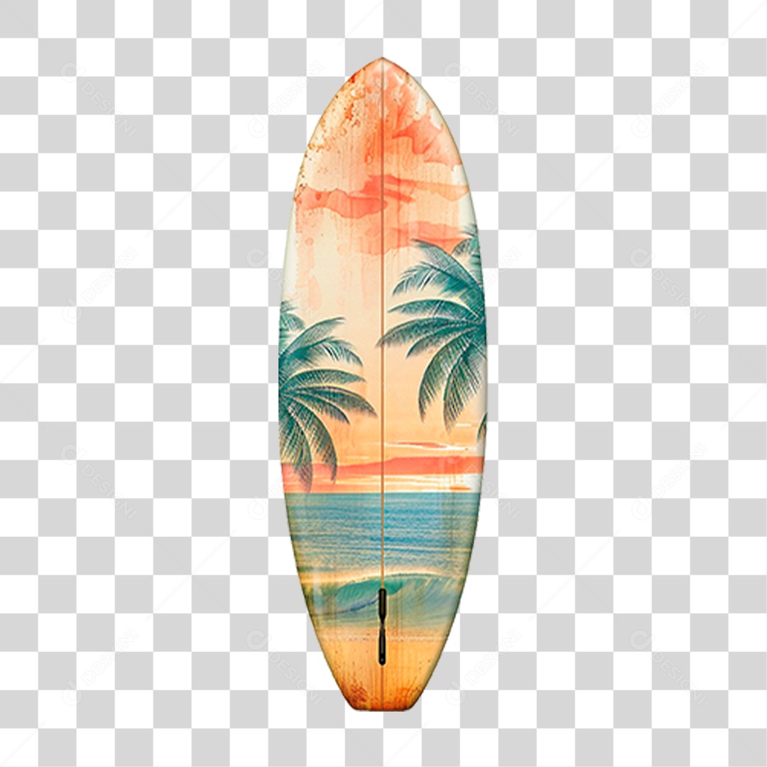 Prancha de Surf PNG Transparente
