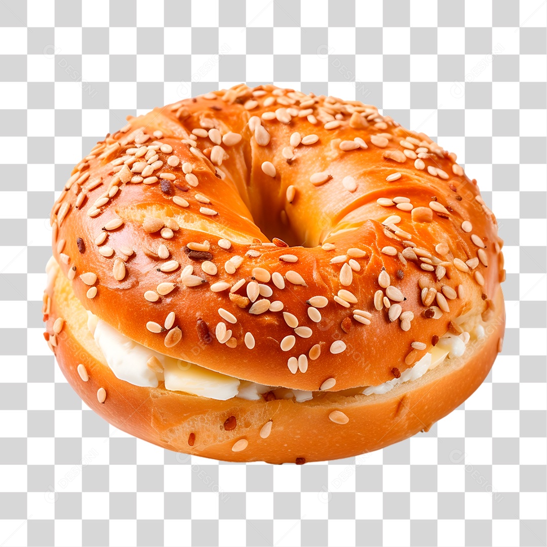Bagel Rosquinha PNG Transparente