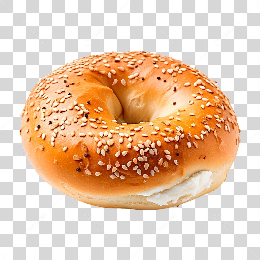 Bagel Rosquinha PNG Transparente