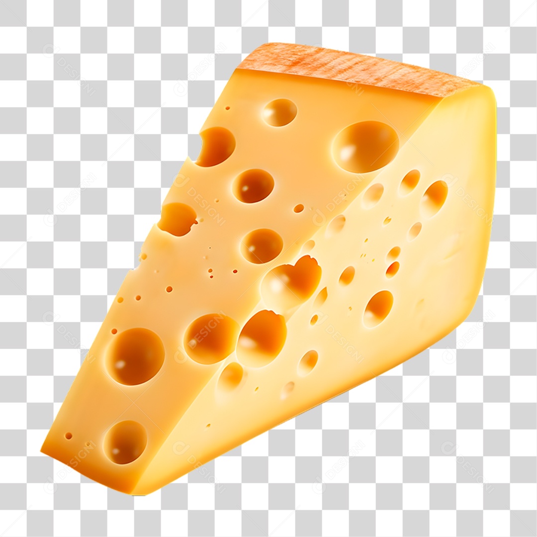 Fatia de Queijo PNG Transparente