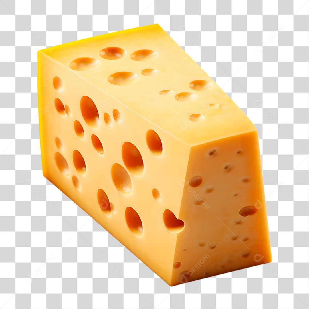 Fatia de Queijo PNG Transparente