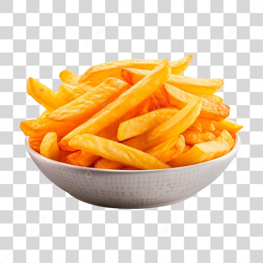 Batata Frita PNG Transparente