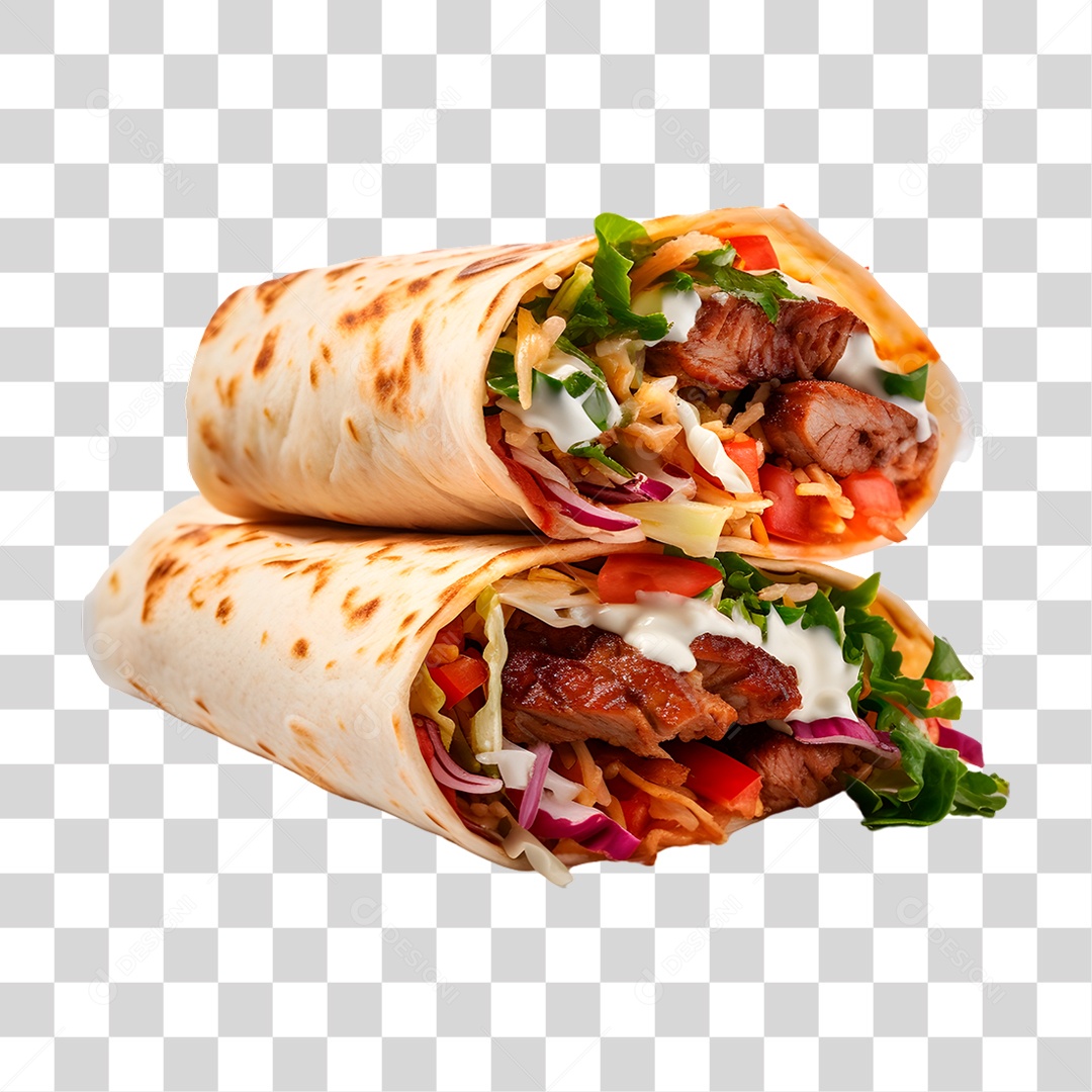 Tapioca Recheada PNG Transparente