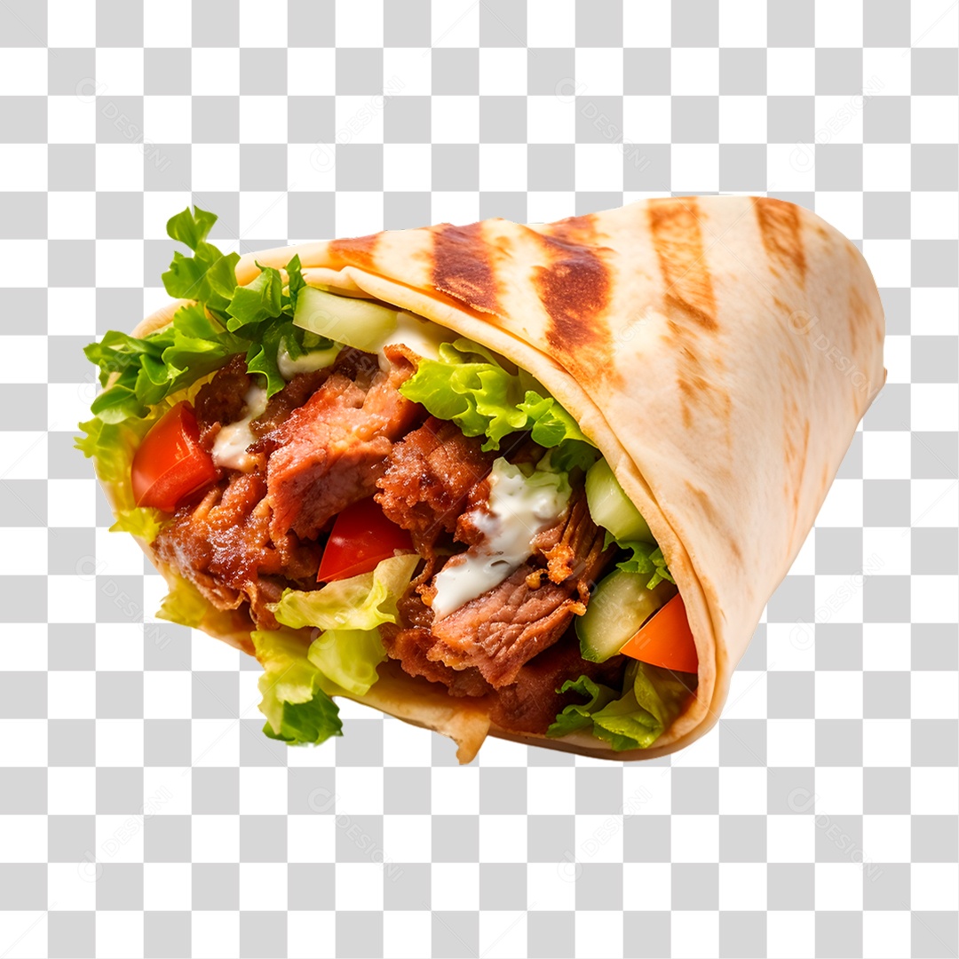 Tapioca Recheada PNG Transparente