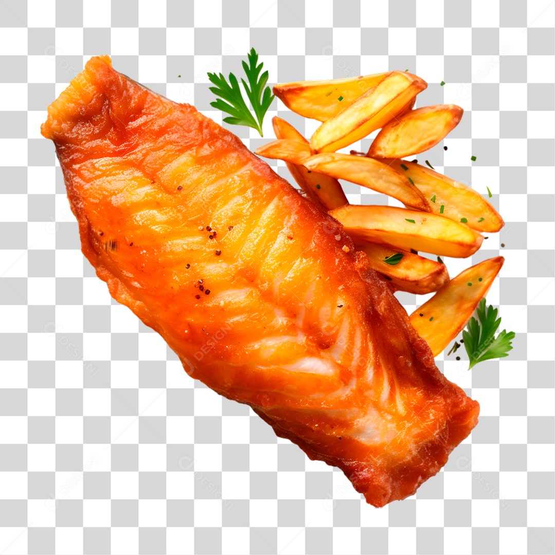 File de Peixe PNG Transparente