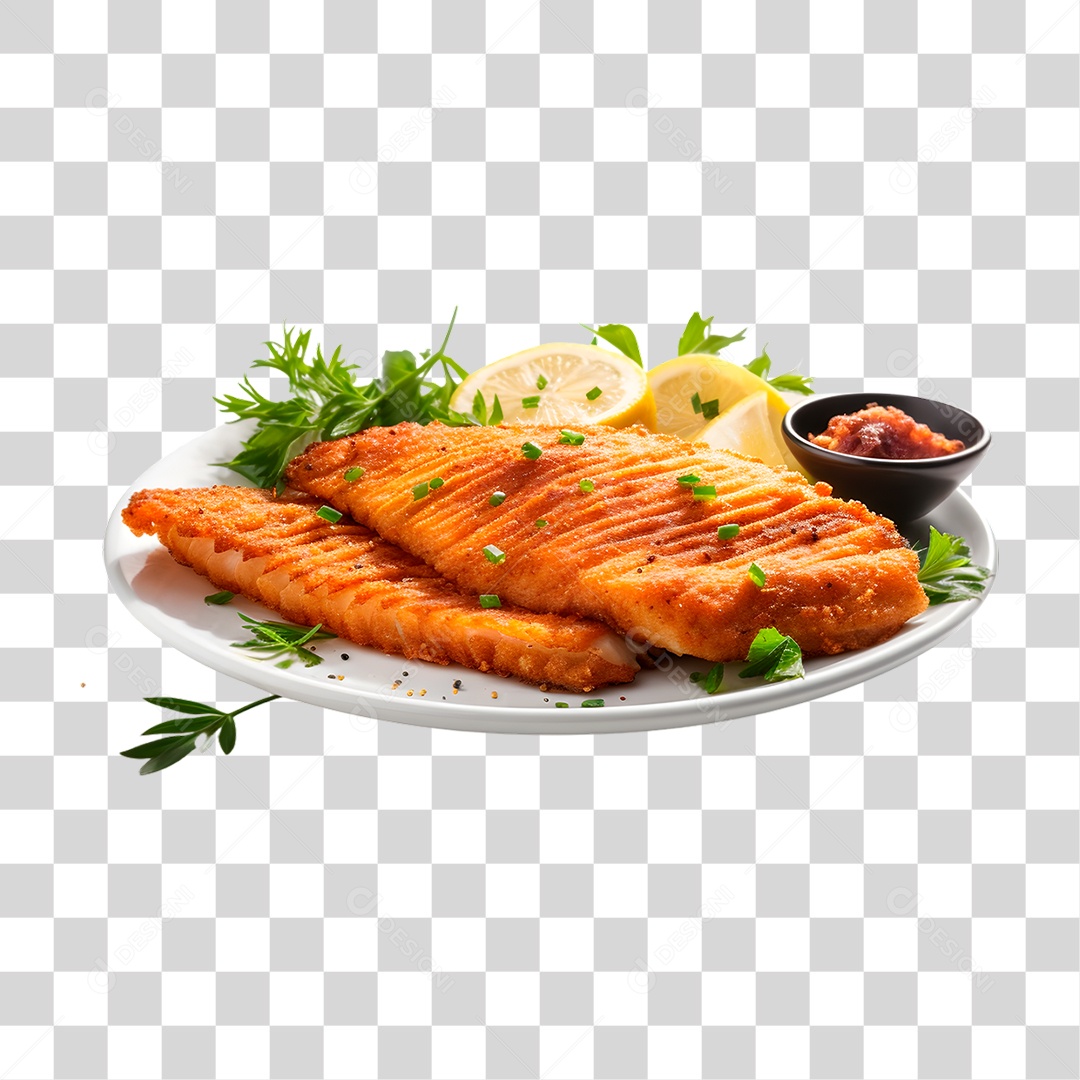 File de Peixe PNG Transparente