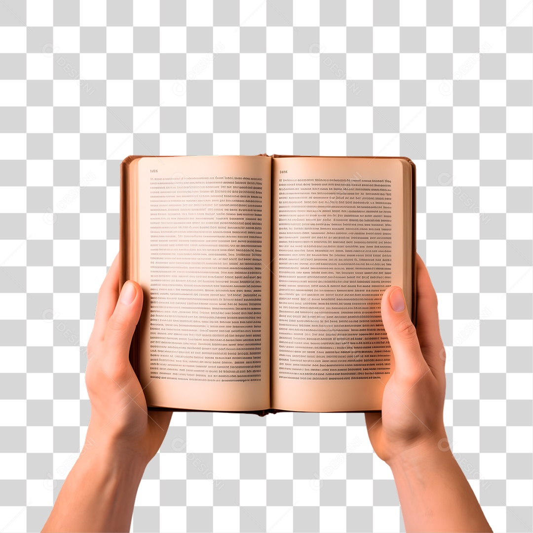 Mão Segurando Livro PNG Transparente