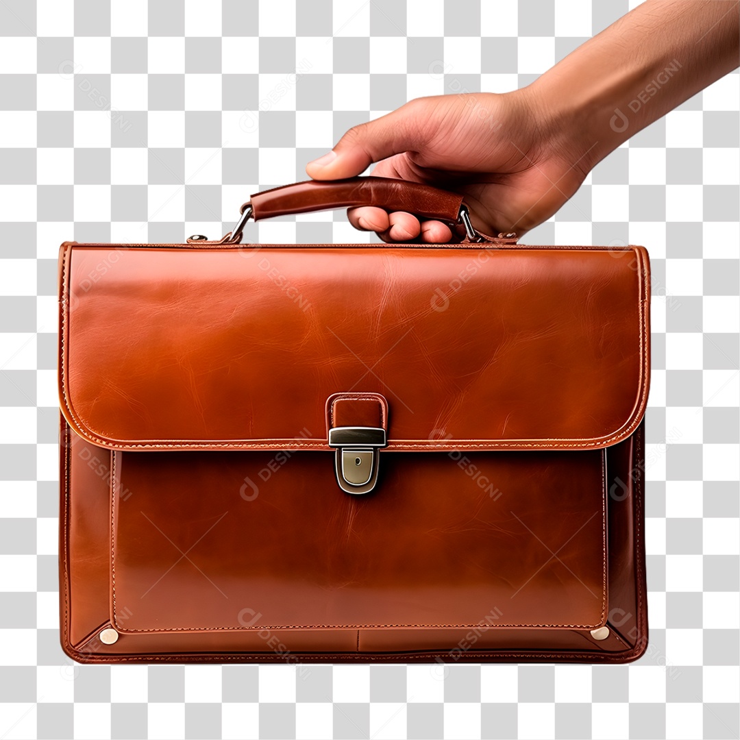 Mão Segurando Pasta PNG Transparente