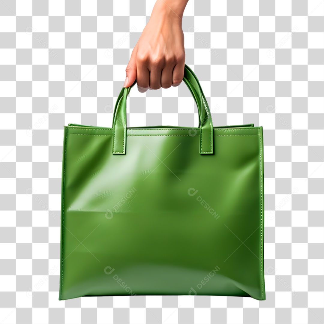 Mão Segurando Bolsa PNG Transparente