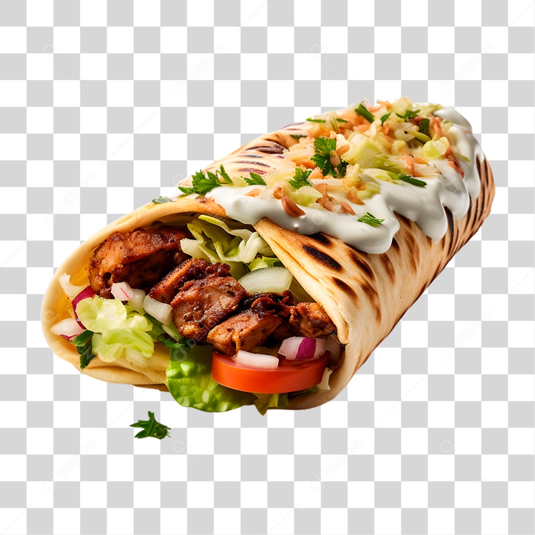 Tapioca Recheada PNG Transparente