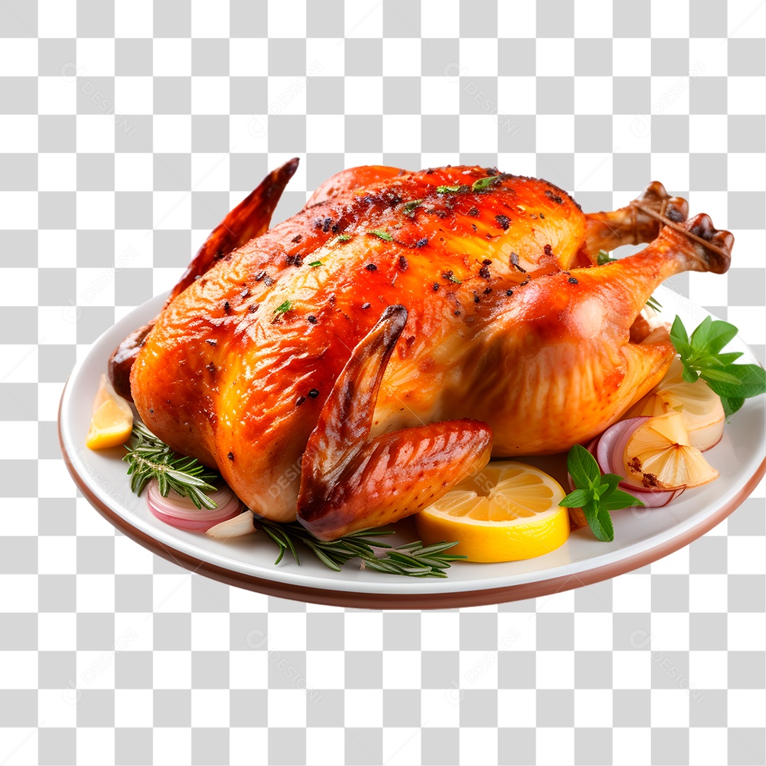 Frango Assado PNG Transparente