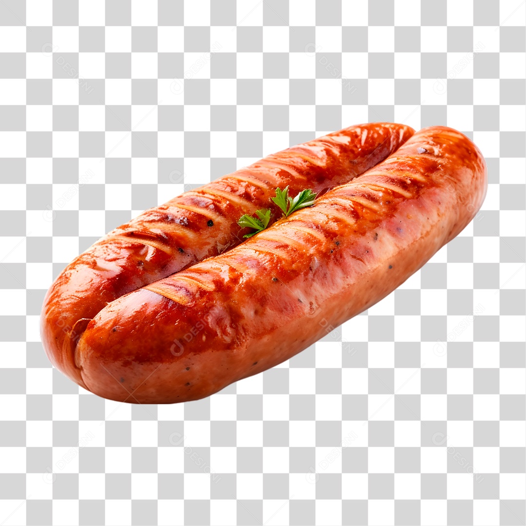 Linguiça Grelhada PNG Transparente