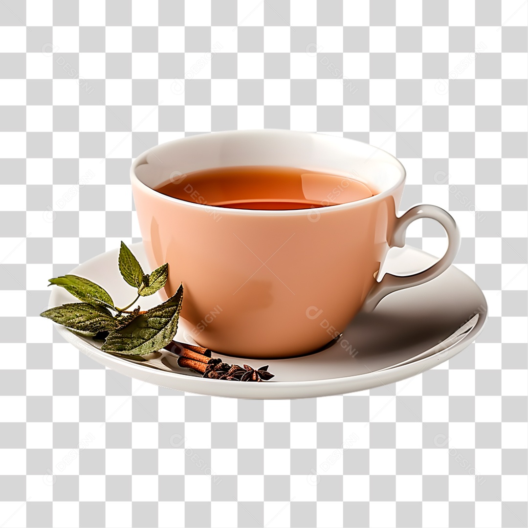 Xicara de Chá PNG Transparente