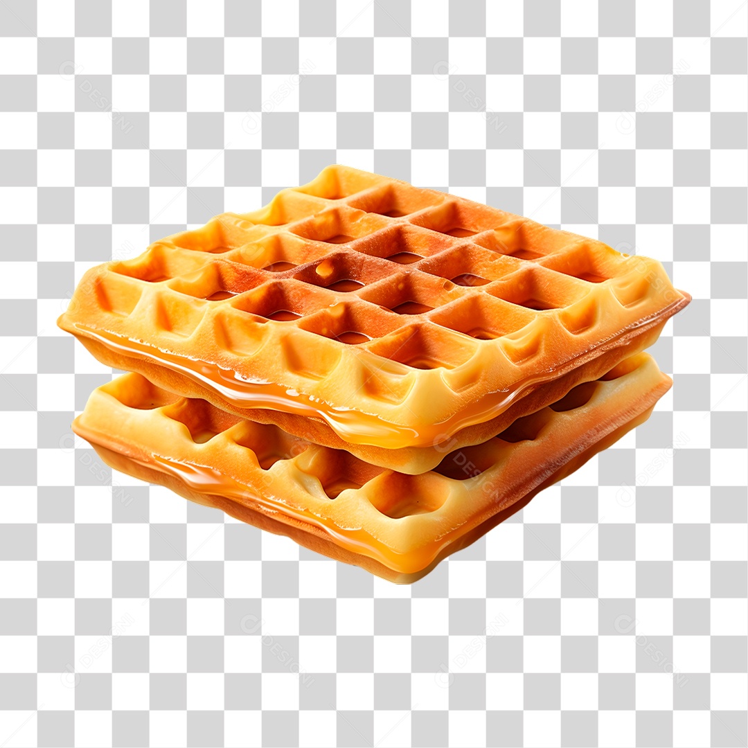 Waffle PNG Transparente