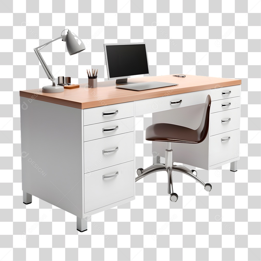 Mesa de Computador PNG Transparente