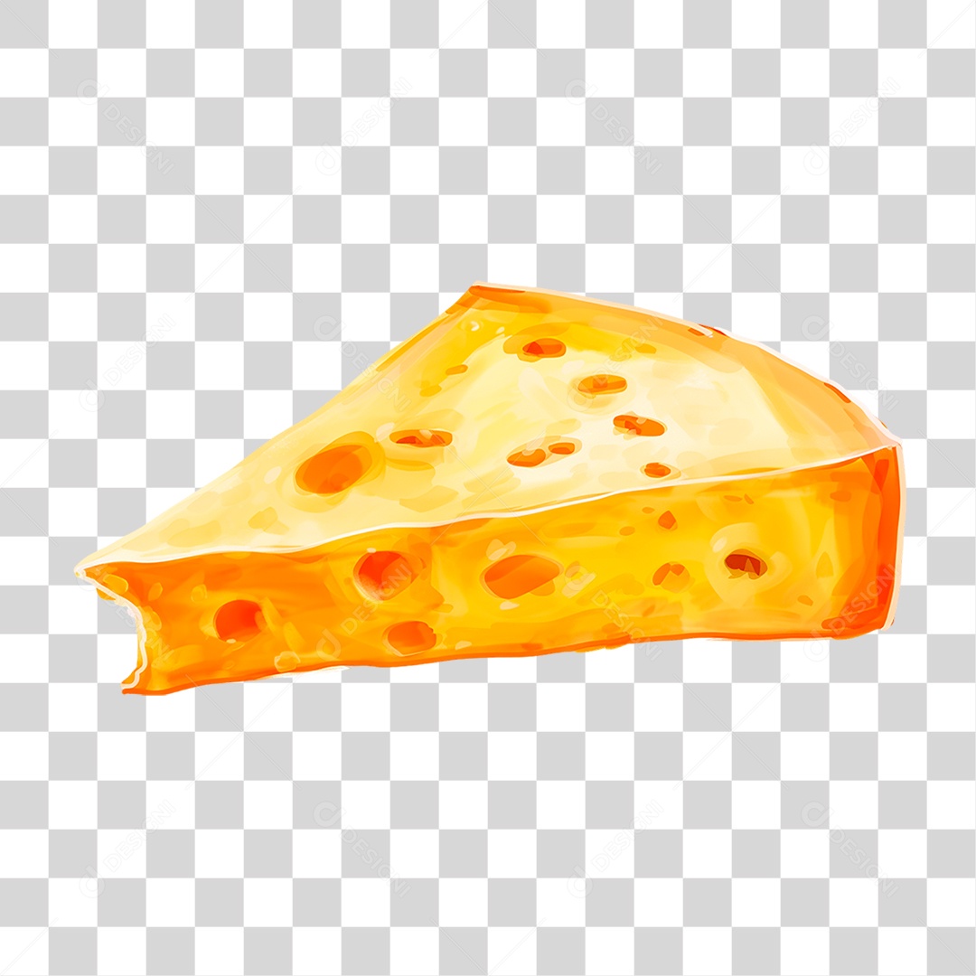 Fatia de Queijo PNG Transparente
