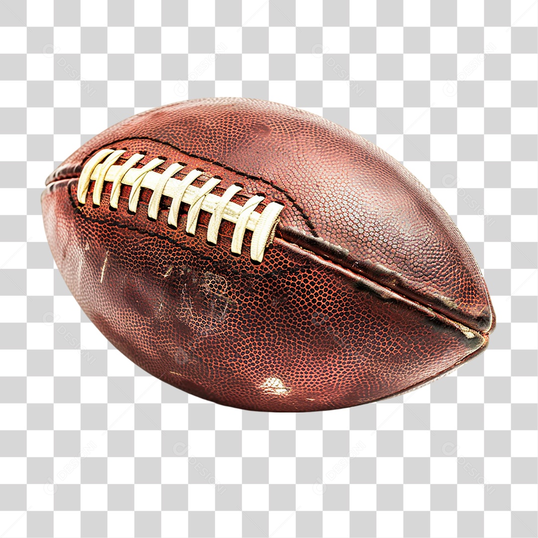 Bola de Futebol Americano PNG Transparente