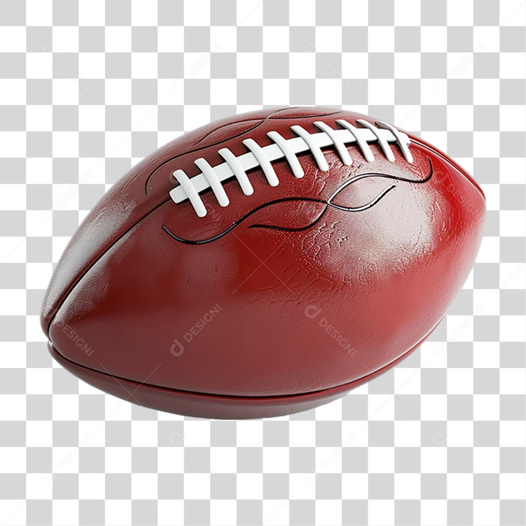 Bola de Futebol Americano PNG Transparente