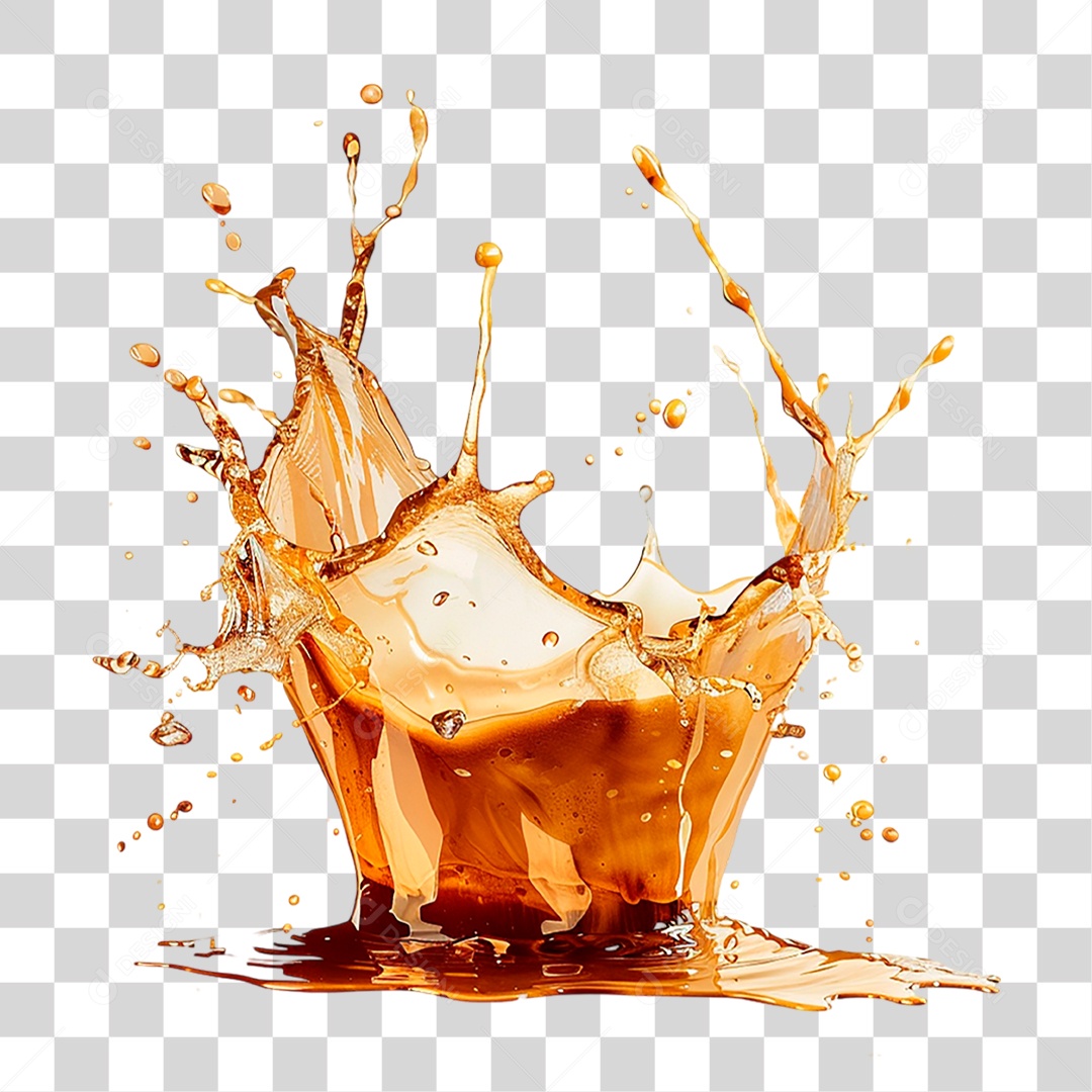 Splash de Caramelo PNG Transparente