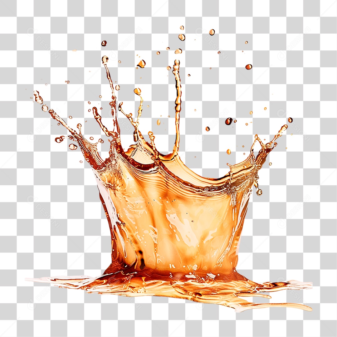 Splash de Caramelo PNG Transparente