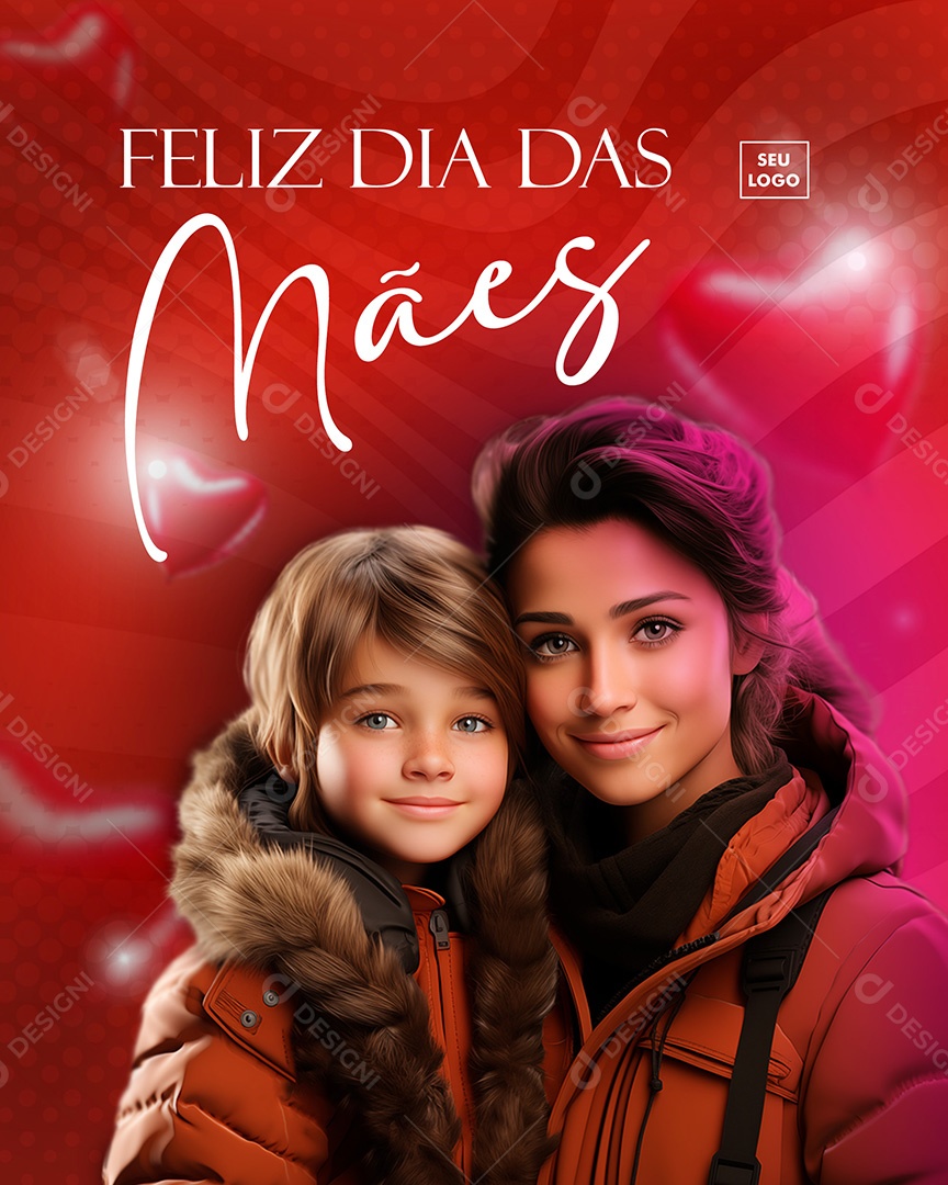 Feliz Dia Das Mães 12 de Maio Social Media PSD Editável