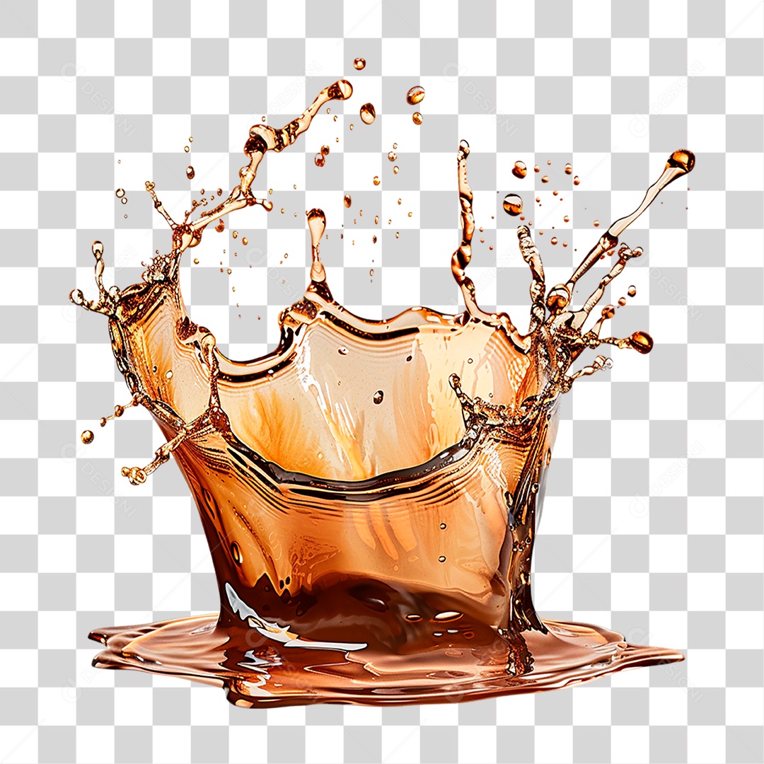 Splash de Caramelo PNG Transparente