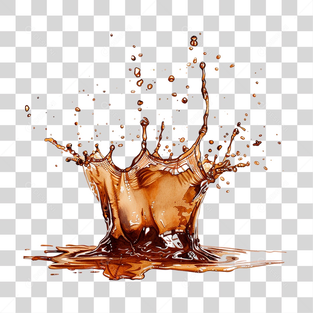 Splash de Caramelo PNG Transparente