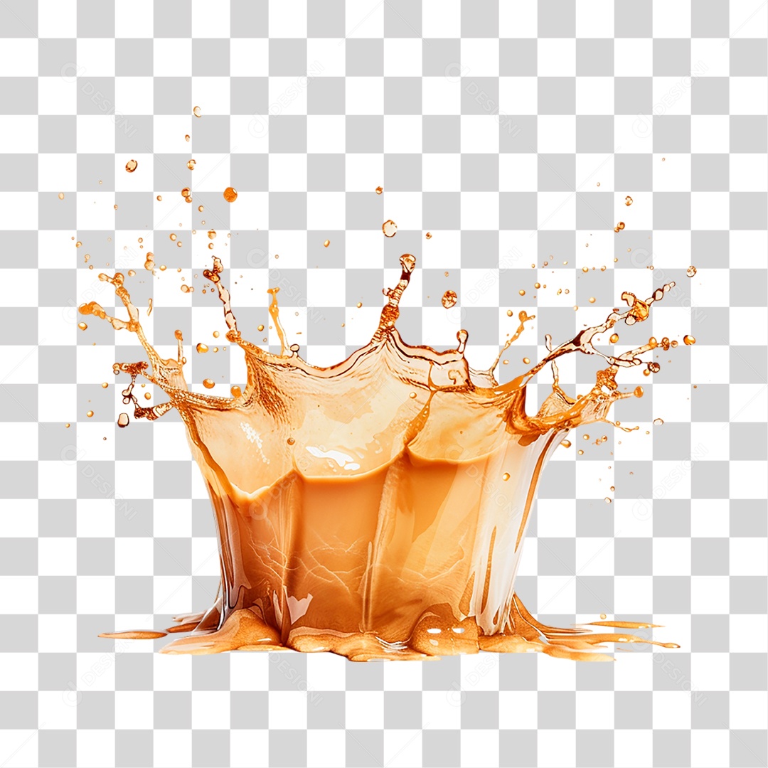 Splash de Caramelo PNG Transparente