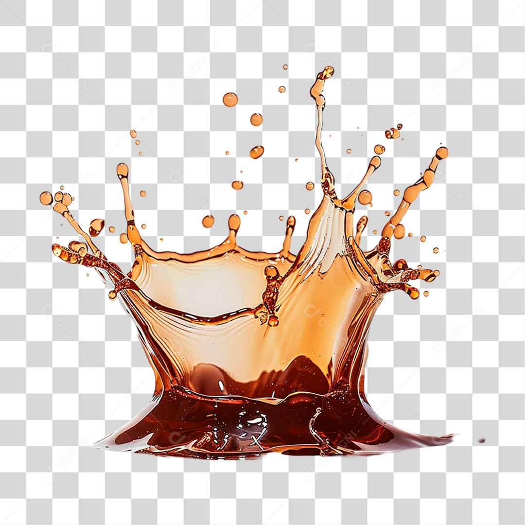 Splash de Caramelo PNG Transparente