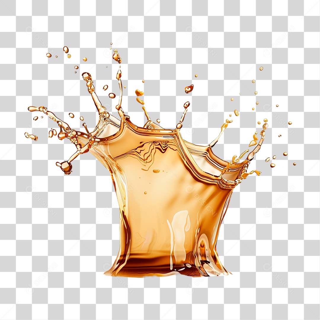 Splash de Caramelo PNG Transparente