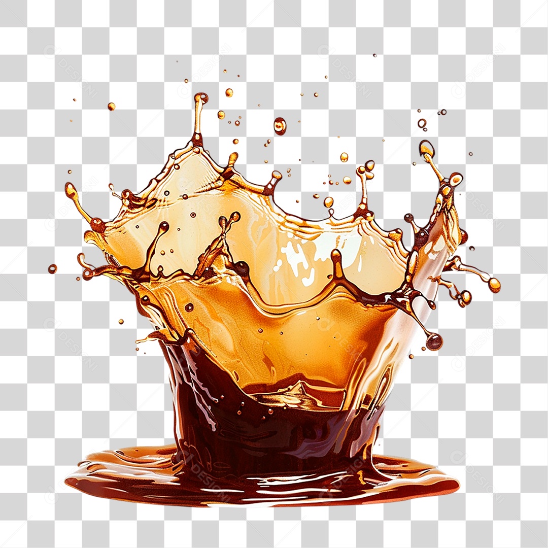Splash de Caramelo PNG Transparente
