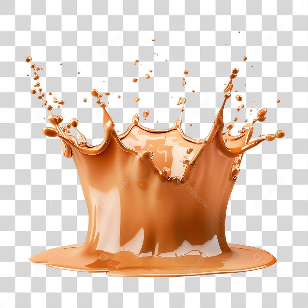Splash de Caramelo PNG Transparente