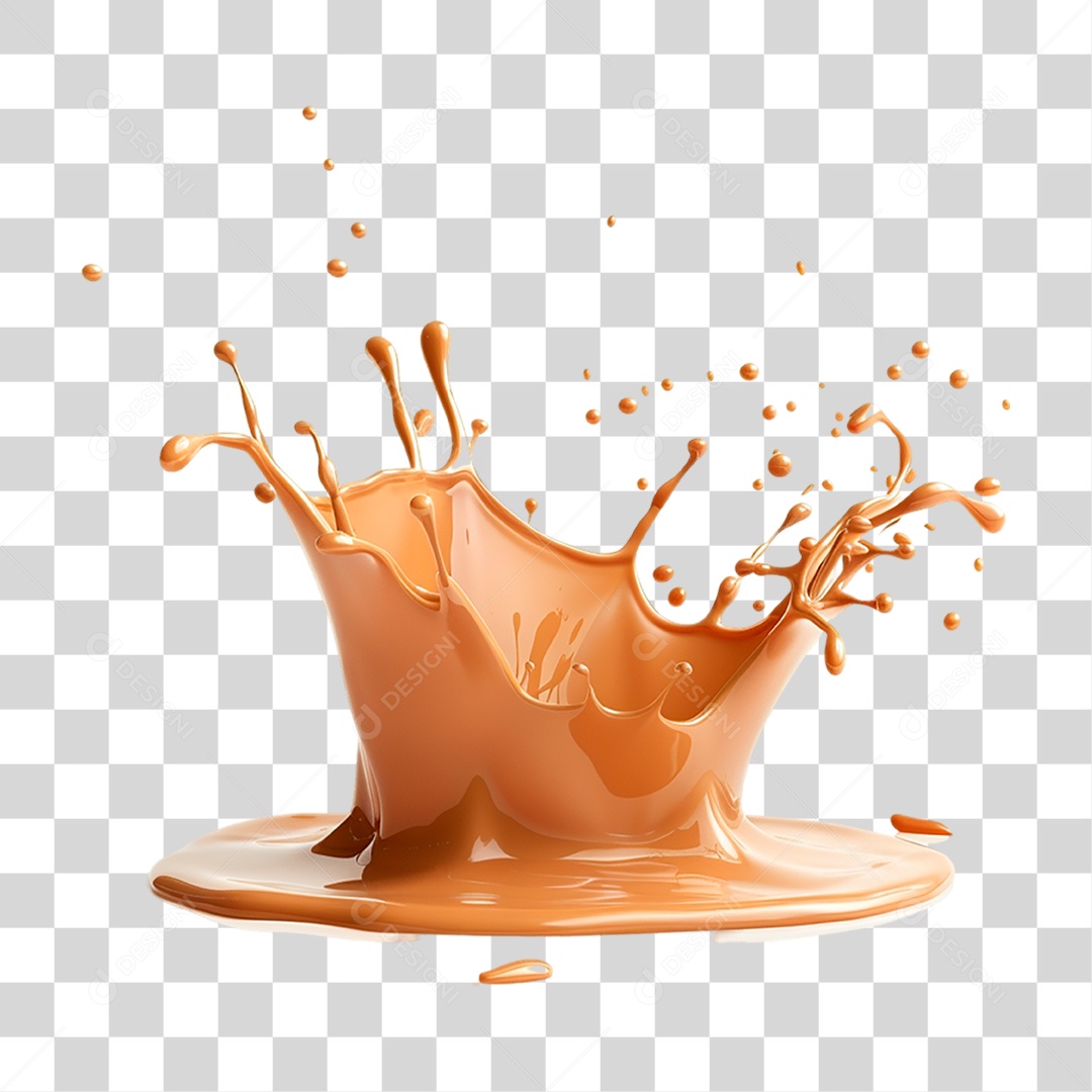 Splash de Caramelo PNG Transparente